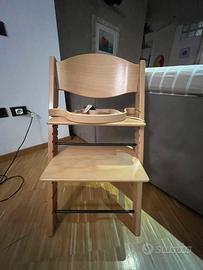 Seggiolone evolutivo Treppy in legno
