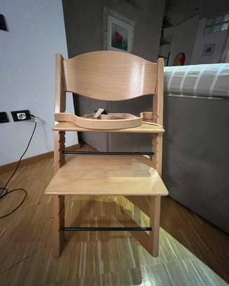 Seggiolone evolutivo Treppy in legno