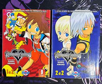 Kingdom Hearts - Lotto 2 Volumi Manga - Disney / P