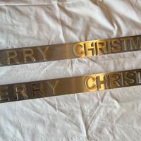 Addobbi natale MERRY CHRISTMAS