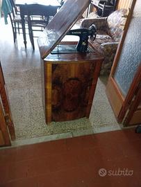 macchina da cucire radica di noce