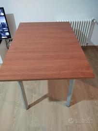 Tavolo da cucina 120cm x 80cm completo di 4 sedie