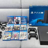 PlayStation 4 Pro 1TB + 2 Controller + 9 Giochi