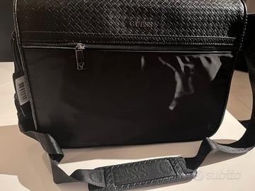 borsa notebook porta PC computer Guess nuova pelle