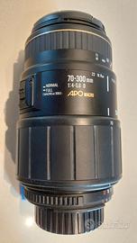 Sigma DG 70-300mm f/4-5.6 x NIKON