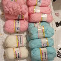 Gomitoli lana pettinata