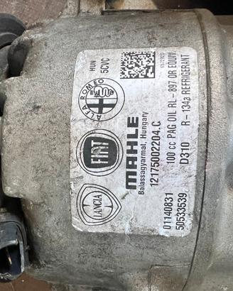 Compressore aria condizionata alfa Romeo Giulietta