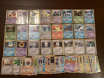 Mazzo di 72 vecchie carte Pokémon