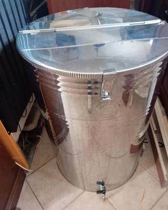 contenitore per olio in acciaio inox 18 /10