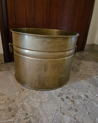 Vaso/Porta fiori in ottone extra large