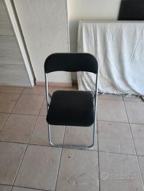 sedie pieghevoli quantità 6 