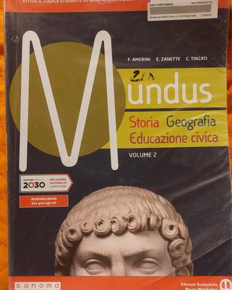 Mundus. Vol 2 Storia, geografia, ed.  civica.