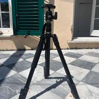treppiede fotografico in alluminio