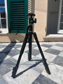 treppiede fotografico in alluminio
