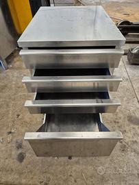CARRELLO DI SERVIZIO INOX USATO