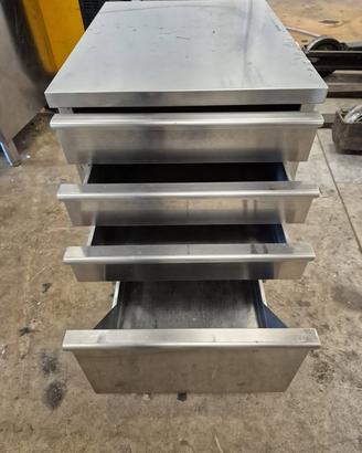 CARRELLO DI SERVIZIO INOX USATO