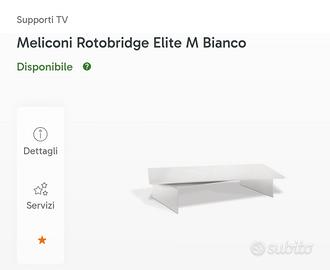 Porta tv girevole Meliconi