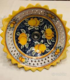 LAMPADARIO A SOSPENSIONE CERAMICA CALTAGIRONE