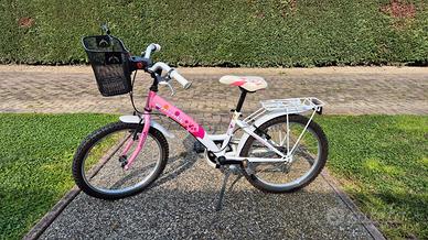 Bicicletta rosa da bambina 20