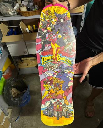 Skateboard Power Rangers Anni 90 Sigillato