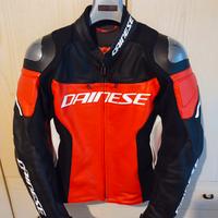 Giacca in pelle Dainese Racing 3 taglia 48