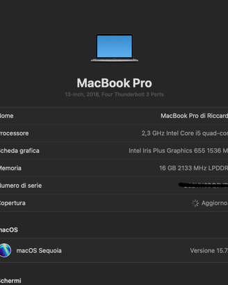 Mac book pro 2018