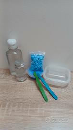 Kit slime azzurro