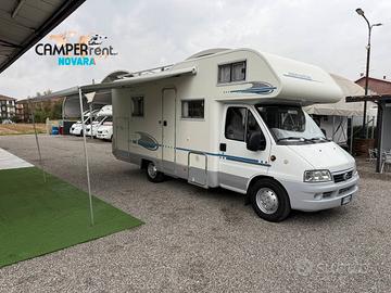 Adria CORAL 680 SK- MANSARDATO LETTI CASTELLO IN C