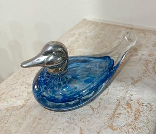 Papera in vetro di Murano marca Lori Argenti