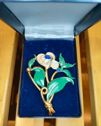 Spilla bigiotteria vintage 