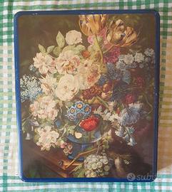 scatola latta  25x20x4  anni 50