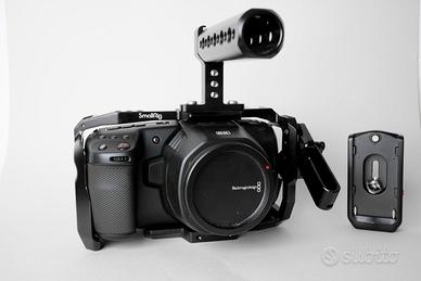 Blackmagic Pocket Cinema Camera 6K + cage