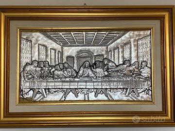 Ultima cena lastra a cesello