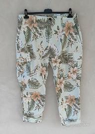 Pantalone cargo donna Mason's, tg 48, floreale