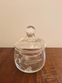 Porta caramelle in vetro