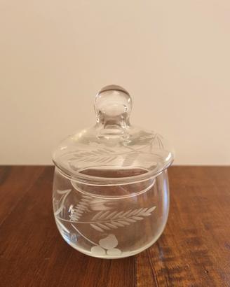 Porta caramelle in vetro