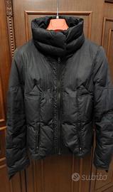 Piumino donna nero Sisley