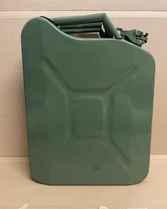 Tanica in Metallo Militare Verde