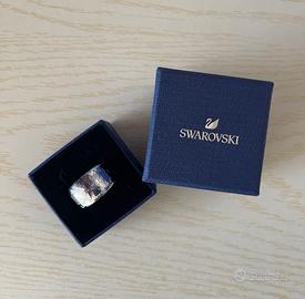 Anello a fascia in cristallo originale Swarovski