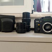 Zenit 21XS + Helios 44-3 + Tele Revuenon 240mm