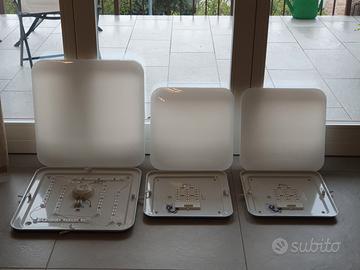 3 Plafoniere EGLO Frania LED bianche nuove