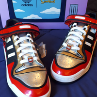 Adidas FORUM 84 Low simpsons "Duff beer"