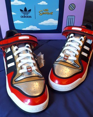Adidas FORUM 84 Low simpsons "Duff beer"