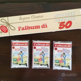 Audiocassette canzoni anni '50