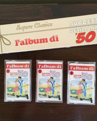 Audiocassette canzoni anni '50
