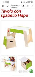 tavolo con sgabello Hape