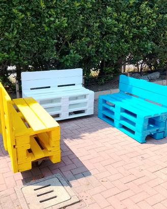 panchine in legno artigianali