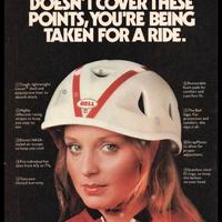 Raro casco BELL da bicicletta 1975-1981 epoca