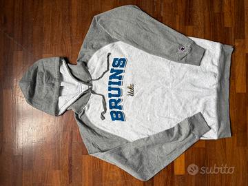 Felpa Champion UCLA grigia con cappuccio taglia M