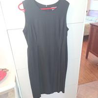 Vestito nero smanicato con giacca Luisa Spagnoli